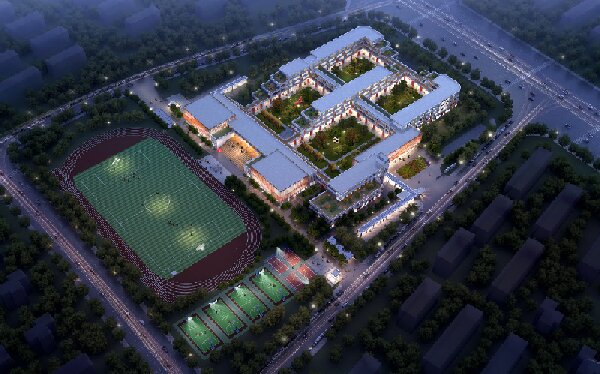 公司中标海安上湖小学新建工程方案设计
